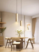 Travertine Chandelier Pendant Lamp | Natural Stone Hanging Light for Dining & Bedroom by Ljojo