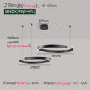Ljojo LED Round Ring Chandelier for Dining and Living Room