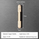 Ljojo Marble Wall Lamp: Modern Minimalist, Luxury Living Room & Bedroom Light