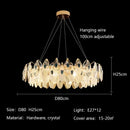 Modern Luxury Crystal LED Chandelier For Living Dining Room Pendant Light by Ljojo