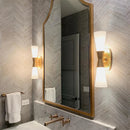Ljojo Luxury Gold Silver Wall Sconce Glass Mirror Light