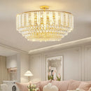 Ljojo Luxury Crystal Chandelier: Elegant LED Dining Room Bedroom Lamp