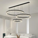 Ljojo Luxury Crystal Living Room Chandelier - Elegant Dining Room Pendant Lamp Home Decoration