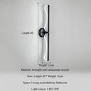 Modern Minimalist LED Bathroom Wall Light Rotating Design Elegant for Dressing Table Corridor Home Decor