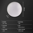 Ljojo LED Ceiling Light: Waterproof Round Fixture for Modern Bathroom, Bedroom, Kitchen & More