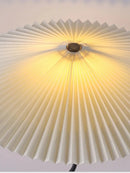 Ljojo Minimalist Pleated Fabric Floor Lamp for Living Room and Bedroom