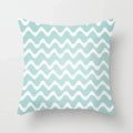 Ljojo Mint Green Geometric Print Lumbar Pillowcase