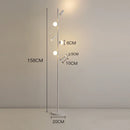 Nordic LED Floor Lamp with Acrylic Ball - Ljojo Spotlight Vertical Pole