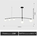 Glass Ball LED Pendant Light Fixture for Living Dining Room - Ljojo