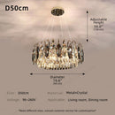 Modern Luxury Crystal Chandelier for Home Decor | LED Ceiling Chandelier by Ljojo