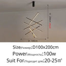 Ljojo LED Pendant Light for Modern Loft Ceiling, Villa Hall, or Highrise Building