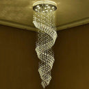 Ljojo Luxury Spiral Crystal Chandelier for Modern Interior Design