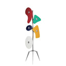 Ljojo Orbital Floor Lamp - Modern Designer Art Acrylic Shade Standing Lamp for Living Room