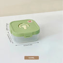 Ljojo Divided Lunch Box: Leakproof Portable Container for Salad, Fruit, and Bento