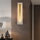Ljojo Luxury Copper Wall Lamps for Living Room Staircase Corridor Marble Wall Lighting