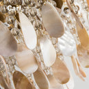 Modern Luxury Crystal Ceiling Lamp - Shell Decoration Chandelier for Home Decor by Ljojo