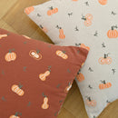 Embroidered Pumpkin Halloween Pillowcase Cojines by Ljojo