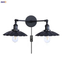 Ljojo Loft LED Wall Lights 2-heads Industrial Lamparas De Pared for Living Room
