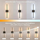 Ljojo LED Wall Sconce Lights 350° Touch Dimmable Rotatable Wall Lamps
