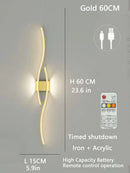 Ljojo LED Hyperbolic Wall Lamp for Modern Home Lighting