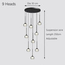 Water Drop LED Pendant Chandelier Bedroom Lamp by Ljojo