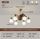 French Linen Chandelier for Dining Room Study Bedroom | Adjustable Wabi Sabi Pendant Light by Ljojo