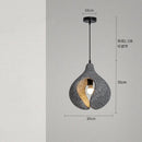 Wabi Sabi Resin LED Chandelier Minimalist Pendant Lamp - for Home Decor by Ljojo