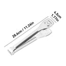 Ljojo Little Bear Pattern Stainless Steel BBQ Tongs - Non-Slip Grip, Multi-Use Utensil