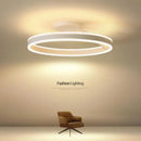 Modern Classic Round Ring LED Chandelier Dimmable Pendant Lamp for Bedroom by Ljojo