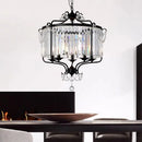 Ljojo Luxe Crystal Iron Art Chandelier for Living Dining Bedroom