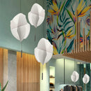 Japanese Fabric Pendant Lamp Handmade Wabi Sabi Light by Ljojo