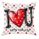 Ljojo Love Balloon Pattern Pillowcase - Romantic Home Room Decor & Gift