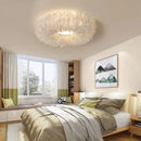 LED Feather Chandelier Pendant Light Modern Living Room Wedding Decor Luster by Ljojo