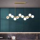 Modern Copper Glass Ball Pendant Lights Dining Kitchen Chandeliers by Ljojo