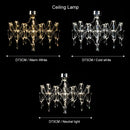 Modern Crystal Chandelier Pendant Light for Living Dining Bedroom by Ljojo