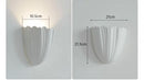 LED Wall Light Modern Art Minimalist White Chandelier by Ljojo for Home Decor Lighting