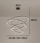 Ljojo Living Room LED Chandeliers Ceiling Lamp Hanging Lights