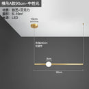 Ljojo Minimalist Iron Acrylic LED Chandelier Designer Lighting for Restaurant & Living Room