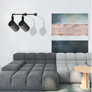 Ljojo LED Telescopic Wall Lamp Sconce - Adjustable Arm Spot Light for Gallery