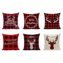 Linen Christmas Cushion Covers for Couch Living Room - Ljojo Glam Décor
