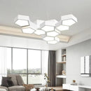 Nordic Designer LED Ceiling Lamp with Remote Dimming - Modern Lustres for Living Room and Bedroom by Ljojo