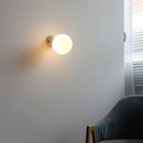 Ljojo LED Ceramic Base Glass Wall Light Fixture for Bathroom Mirror