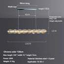 Ljojo Modern Gold Crystal Chandelier Ceiling Lamp for Dining Living Bedroom Island Decor