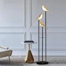 Scandinavian Designer LED Floor Lamp with Bird Illumination Table Desk Light for Bedroom Living Room by Ljojo