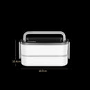 Ljojo 304 Stainless Steel Insulated Lunch Box Microwave Safe for Students at Work
