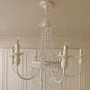 French Retro Crystal Chandelier Wall Lamp Princess Room Candle Hanging Lamp Ljojo
