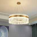 Gold Crystal Chandelier Pendant Light for Elegant Home Decor by Ljojo