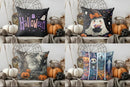 Halloween Ghosts Stars Bat Pillow Cover by Ljojo: Sofa Bedroom Car Cushion Cover