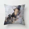Ljojo Marble Ocean Sea Pattern Polyester Throw Pillow Cover - Home Sofa Decor