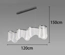 Ljojo LED Staircase Chandeliers Modern Pendant Light for Living Room